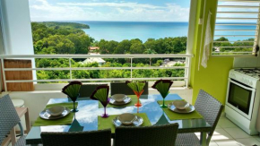 Гостиница Appartement d'une chambre avec vue sur la mer piscine partagee et balcon amenage a Sainte Anne a 1 km de la plage  Сент-Ан